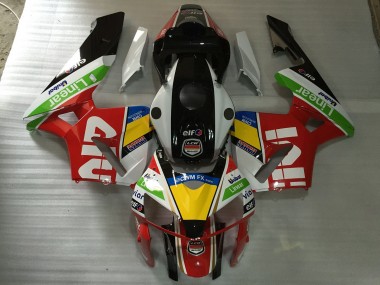 White Red Givi 2005-2006 Honda CBR600RR Fairings Factory