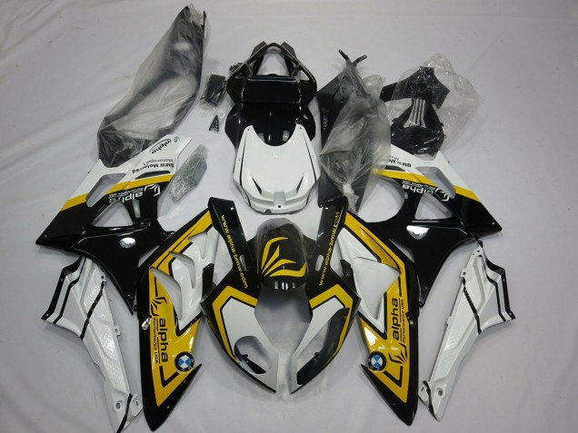 Yellow Black 2009-2018 BMW S1000RR Fairings Factory Yellow Black 2009-2018 BMW S1000RR Fairings Factory