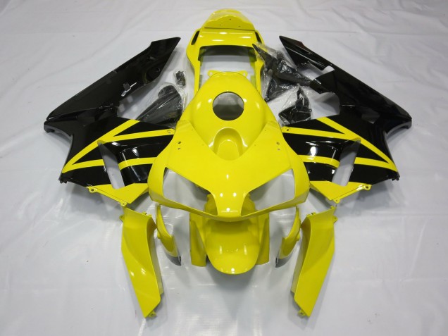 Yellow & Black OEM Style 2003-2004 Honda CBR600RR Fairings Factory Yellow & Black OEM Style 2003-2004 Honda CBR600RR Fairings Factory