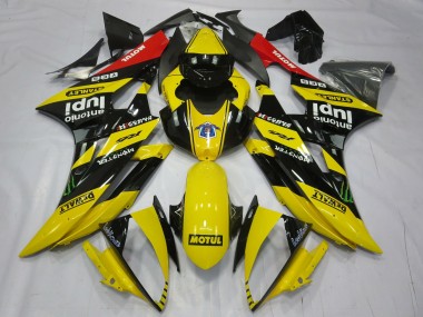 Yellow Motul 2006-2007 Yamaha R6 Fairings Factory
