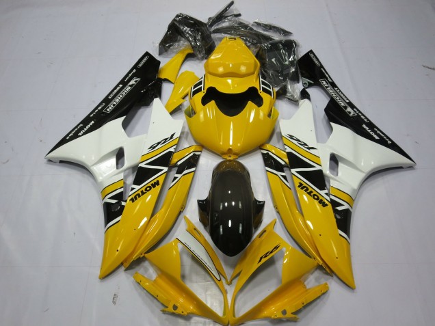 Yellow Motul OEM Style 2006-2007 Yamaha R6 Fairings Factory Yellow Motul OEM Style 2006-2007 Yamaha R6 Fairings Factory